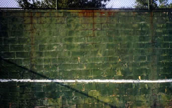 concrete tennis backboard